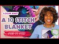 Loom Knit A Ten Stitch Blanket - Step By Step - Wambui Made It