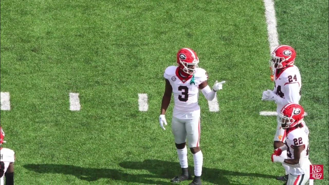 UGA CB Kamari Lassiter competes through the down UT '22, Vandy '23 UGA CB Kamari Lassiter competes through the down UT '22, Vandy '23