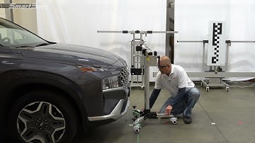 2022 Hyundai Santa Fe LDW calibration with SmartSafe X-431 ADAS Mobile