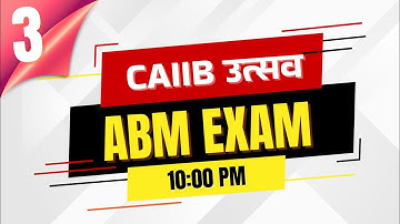 CAIIB ABM Module A #3 | Sampling Part 2 | Numerical video and PDF