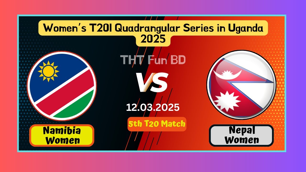 Nepal Women Vs Namibia Women | Women’s T20I Quadrangular Series in Uganda Live Score Streaming 2025