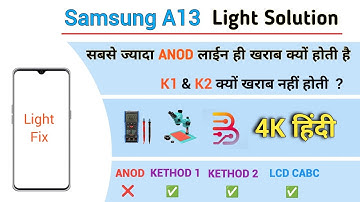 Samsung A13 Lcd Light Solution | LCD Light Solution