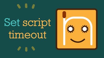 Set script timeout time | #nRoBo #testautomationframework