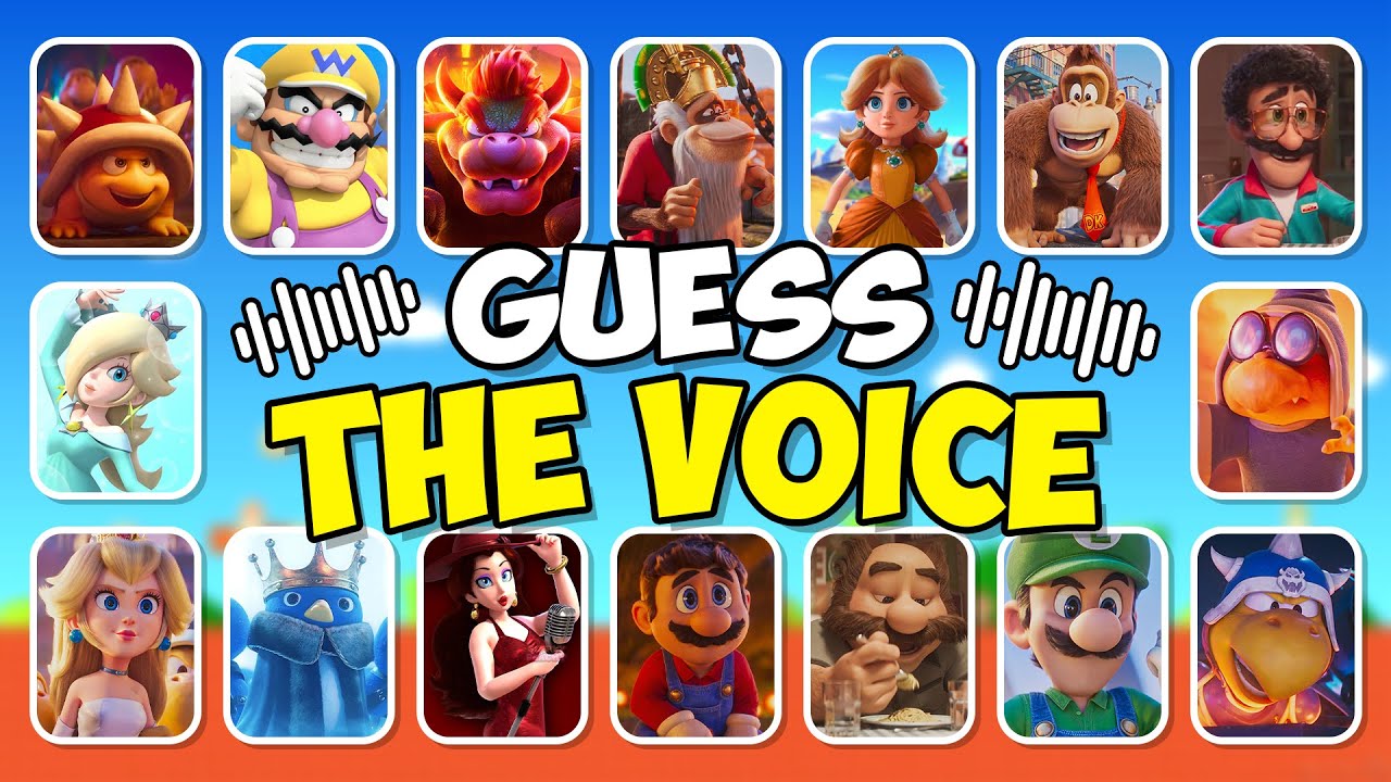 Угадай персонажей Марио по голосу 🍄🎶
