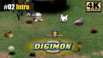 Digimon World #02 Intro Playstation 1 (Upscale 4K) Remastered Playthrough
