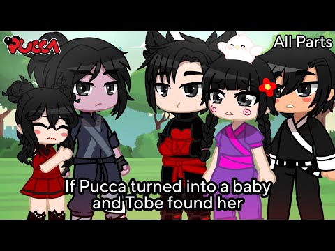 If Pucca turned into a baby and Tobe found her || ALL PARTS || Skit || Pucca AU || Gacha Club