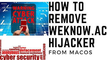 HOW TO REMOVE WEKNOW.AC MALWARE FROM MACOS 2019