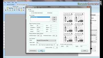 How to Create Barcode Labels in various Linear and 2D Fonts