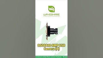 3840×2160 HD Resolution,OS08A10 Sensor Chip,M12 Lens, Fixed Focus#waveshare #raspberrypicamera