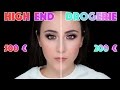 Halbes Gesicht HIGH END vs Halbes Gesicht DROGERIE | Make Up Tutorial | Hatice Schmidt