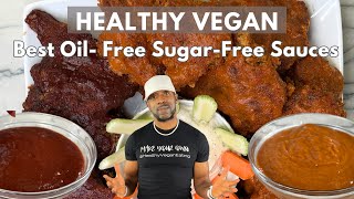 Cherry BBQ Sauce & Spicy Mango Buffalo Sauce Oil-free, RF Sugar-free