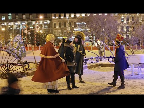 Санкт-Петербург Новогодний. Невский проспект, Дворцовая , Прямой эфир 20.12. 2021