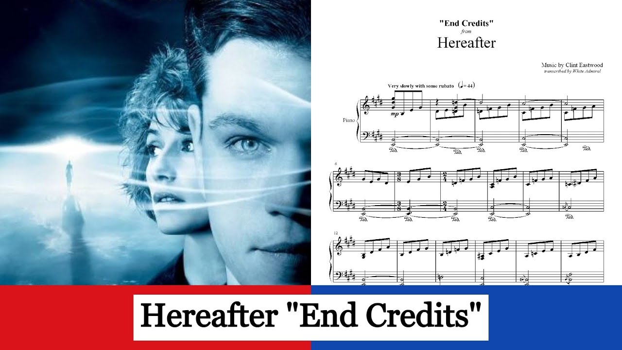 Hereafter End Credits Clint Eastwood Piano Solo Chords Chordify