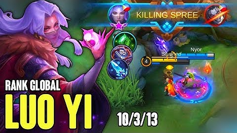 Luo Yi Best Build 2021 | Top Global Luo Yi Gameplay | Mobile Legends✓