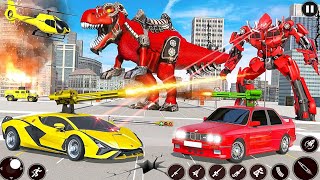 US Police Car Robot Transform Drone Wars Games 2023 2 | Android iOS Gameplay screenshot 5