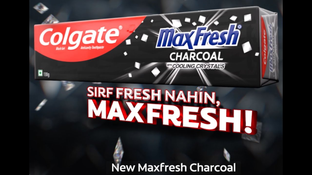 Try the brand new Colgate Maxfresh Charcoal