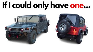 which would i sell if i had to? | govplanet surplus humvee vs 94' wrangler bargain build