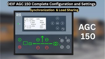 DEIF AGC 150 Synchronization and Load Sharing Configuration and Programing