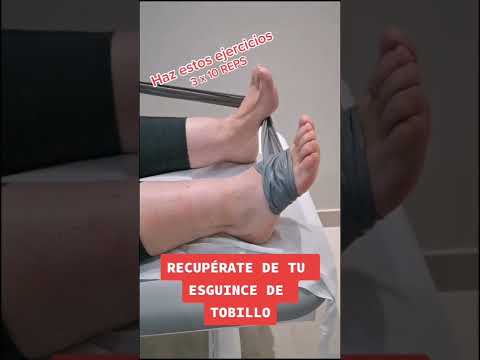 Video: 3 formas de tratar un esguince de tobillo con ejercicios