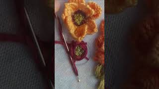 3D Flowers Needle weaving - 3D Bouquet Embroidery  SHORT