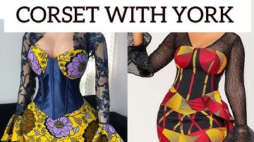 How To Draft and Cut A CORSET  WITH YOKE and BASQUE Triangular Waistline