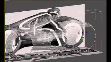 Speed Modeling: Tron Light Cycle