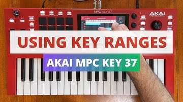 Akai MPC Key 37 - Splitting Multiple Sounds with Key Ranges (MPC2)