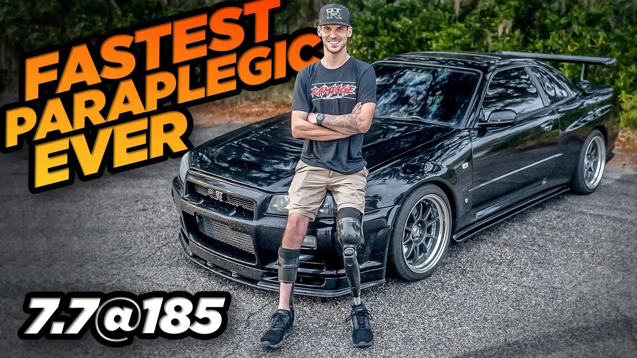 ⁣Fastest Paraplegic Ever! How Cars Saved His Life (7.7@185 Driving Paralyzed)