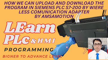 how can upload and download program with wifi adapter in siemens plc s7-200