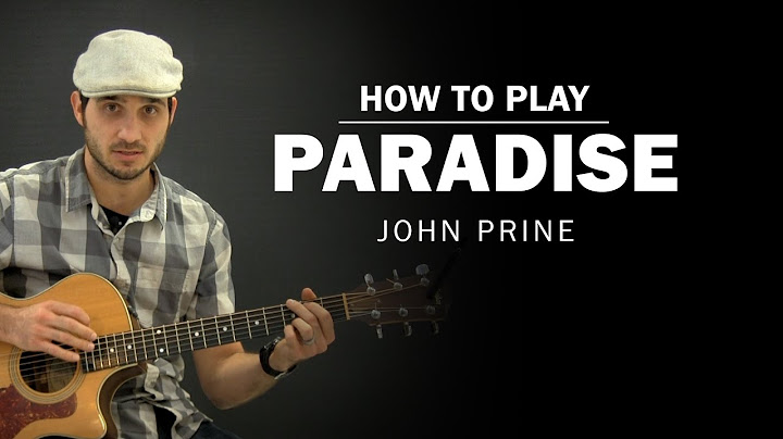 Paradise Guitar version - Guitar performance video thumbnail