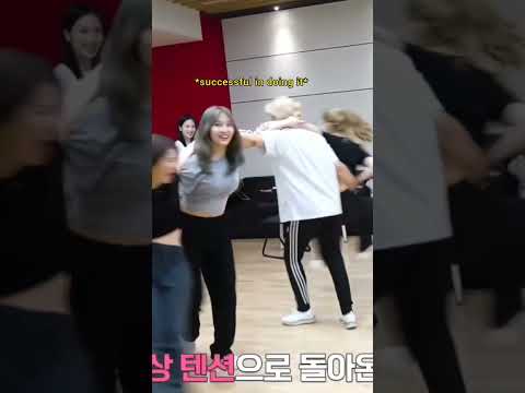 Twice Trying Stray Kids' Circus Dance During Their Dance Practice Twice Momo Nayeon