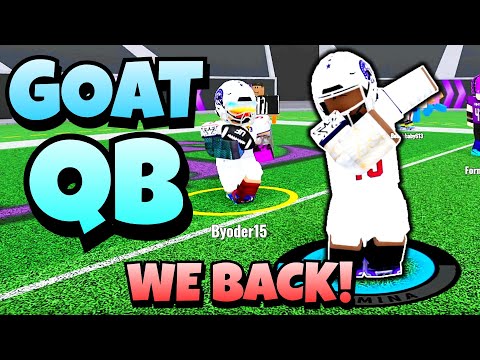 The GOAT QB Is BACK!! (Ultimate Football ROBLOX)