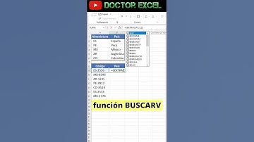 0025 La función EXTRAE  con BUSCARV  #excel #exceltips #1minutitodeexcel