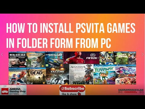 How to Install PSVITA Games in Folder Form From PC