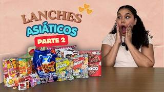 TESTANDO DOCES E SALGADINHOS ASIÁTICOS DA DAISO🍭🍘 | PARTE 2!