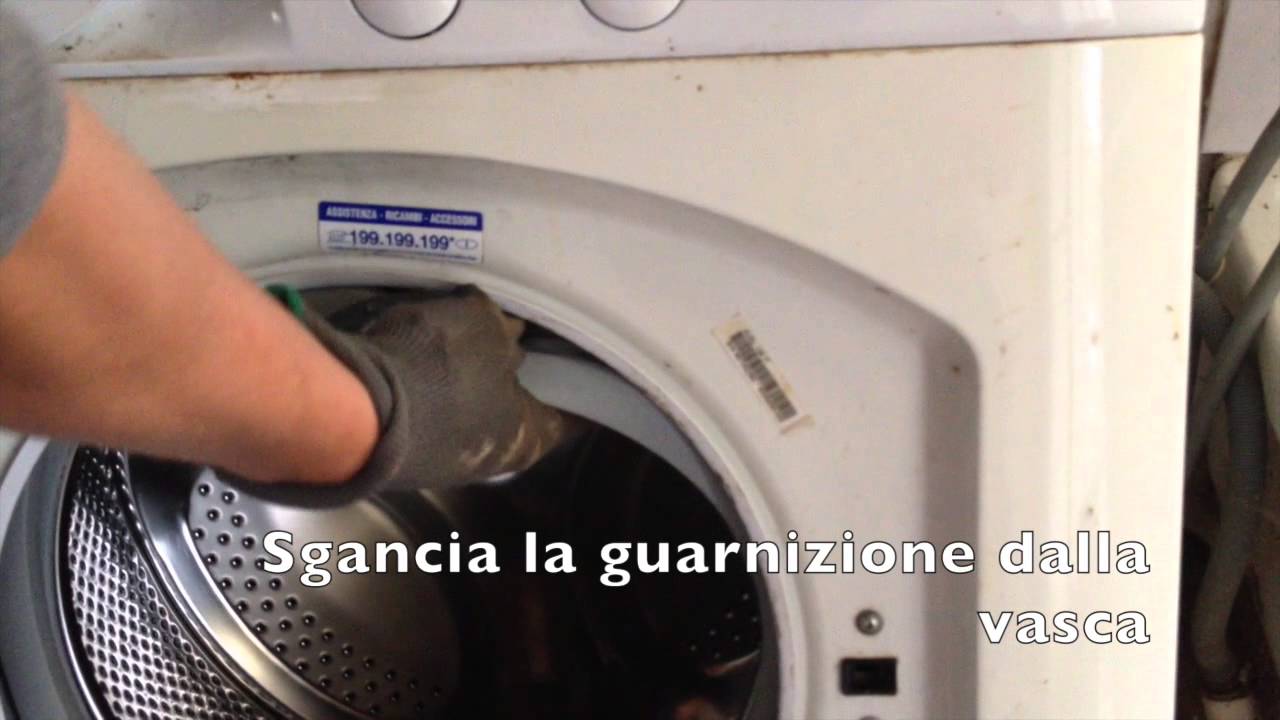 Smontare guarnizione lavatrice Come cambiare guarnizione lavatrice