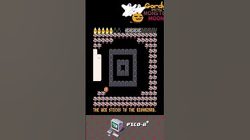 Gordy And The Monster Moon | Pico8 A Day 59 #Pico8 #FantasyConsole #Indie