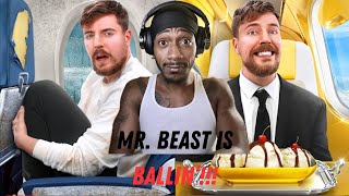 Mr. Beast is Ballin'!!! $1 vs $500,000 Plane Ticket REACTION!