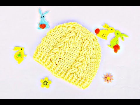 Crochet cap set with poncho very easy and fast