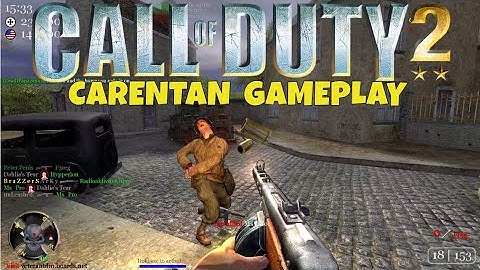 Call of Duty 2 PPSh-41 Multiplayer Gameplay 2021 - Carentan