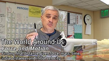 Force and Motion: Finding final distance from force, mass, time, initial distance & initial velocity