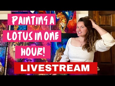 Paint a lotus with me! (Livestream!)