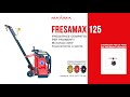 Fresamax 125 nuova fresatrice per la posa dei tubi di riscaldamento