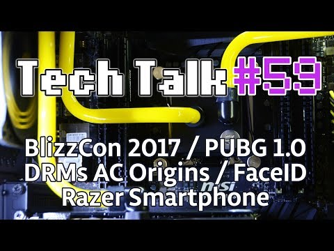 Tech Talk #59 - Télephone Razer / DRMs et CPU sur AC Origins / Mon problème avec FaceID [Live]
