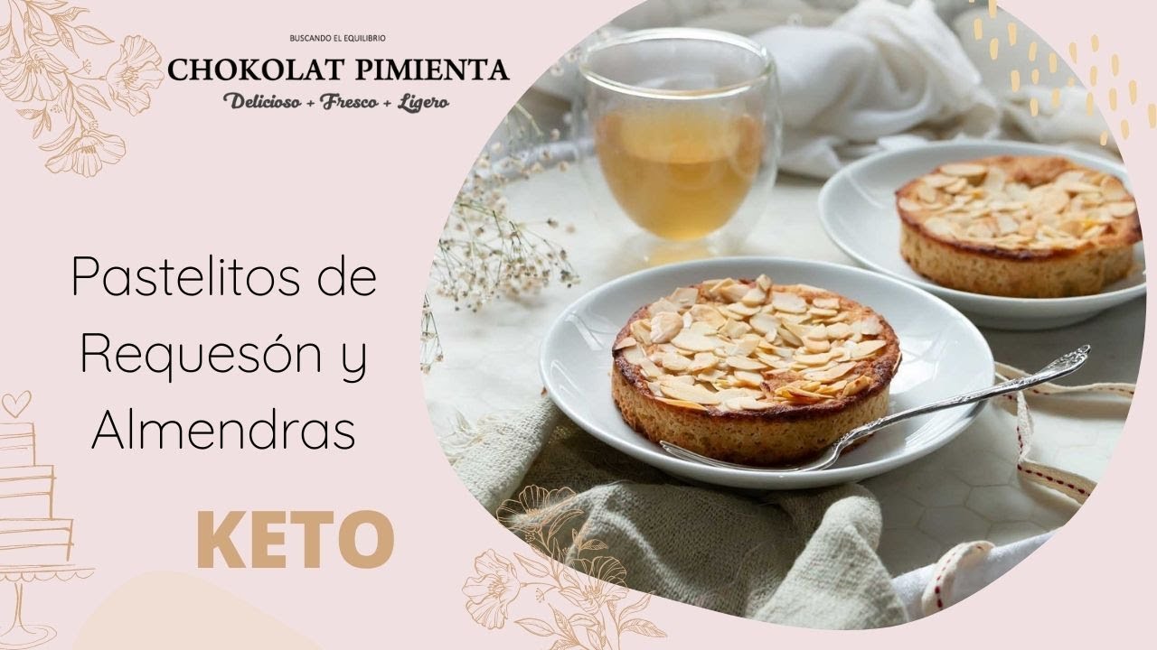Pastelitos Keto de Requesón y Almendras Saludables| Chokolat Pimienta ♥ -  YouTube