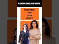 "Because" Two pronunciation of because Learn English with Sushmita and Alia Bhatt #english #shorts