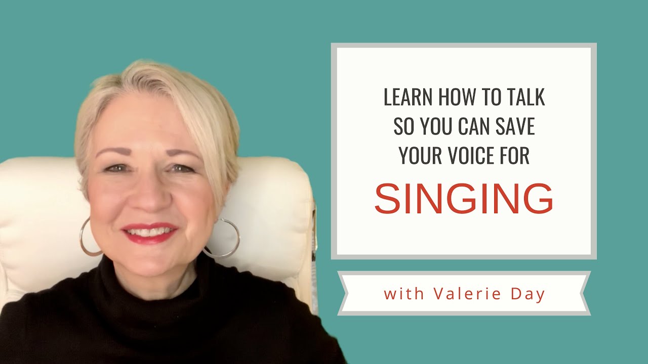 How to Talk to Save Your Voice for Singing - YouTube