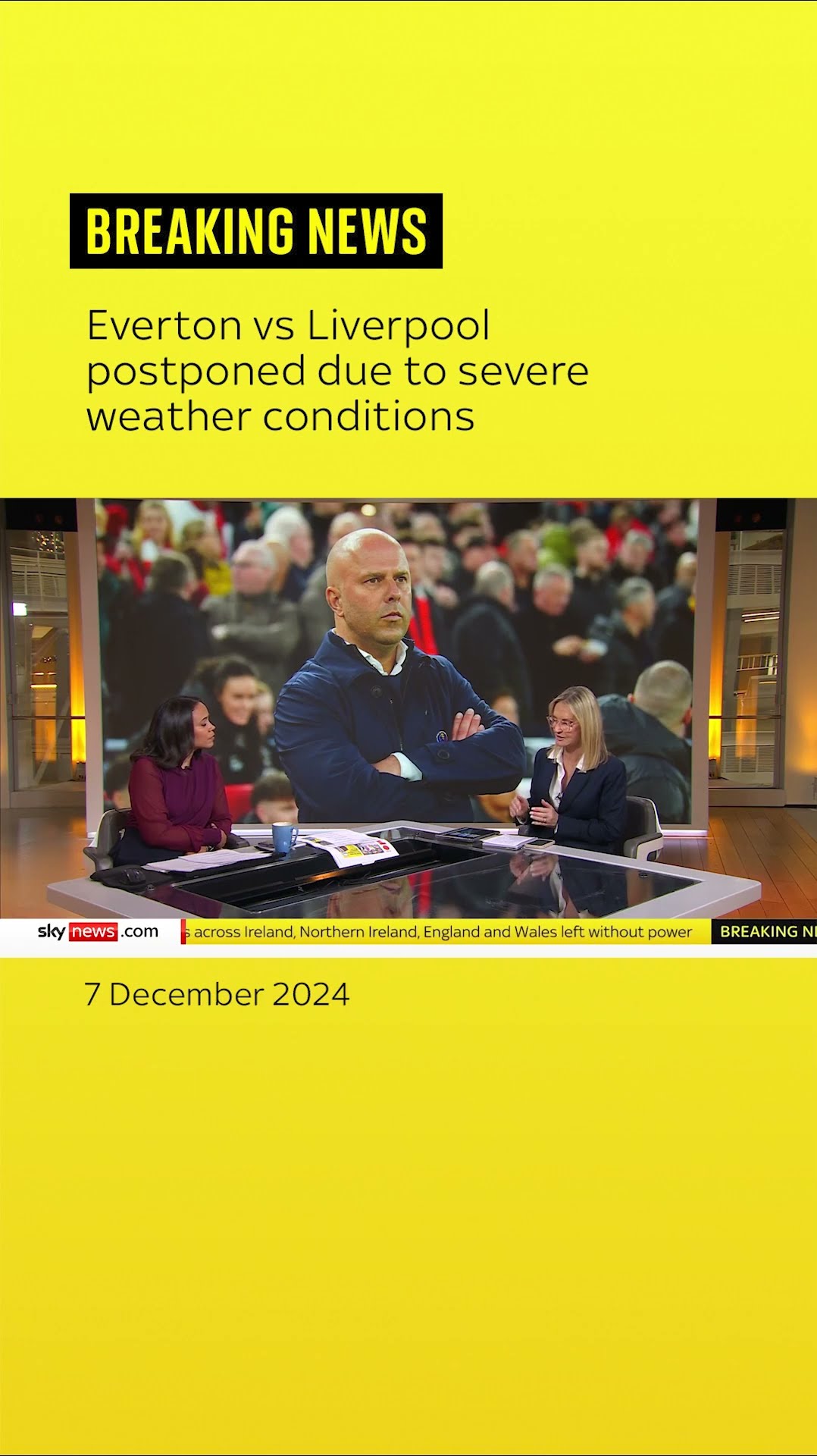 Everton v Liverpool Merseyside derby called off