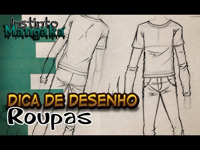 Leo Desenhista on X: Você sofre para desenhar roupas nos seus desenhos?  Não tá conseguindo desenhar as roupas dos seus personagens criados? Se  perde na hora de desenhar as dobras nos lugares