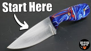 The Easiest Way to Start Making Knives  KIT Knife Making Project